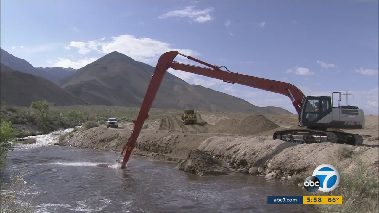 Snow melt causes flooding concerns in Owens Valley