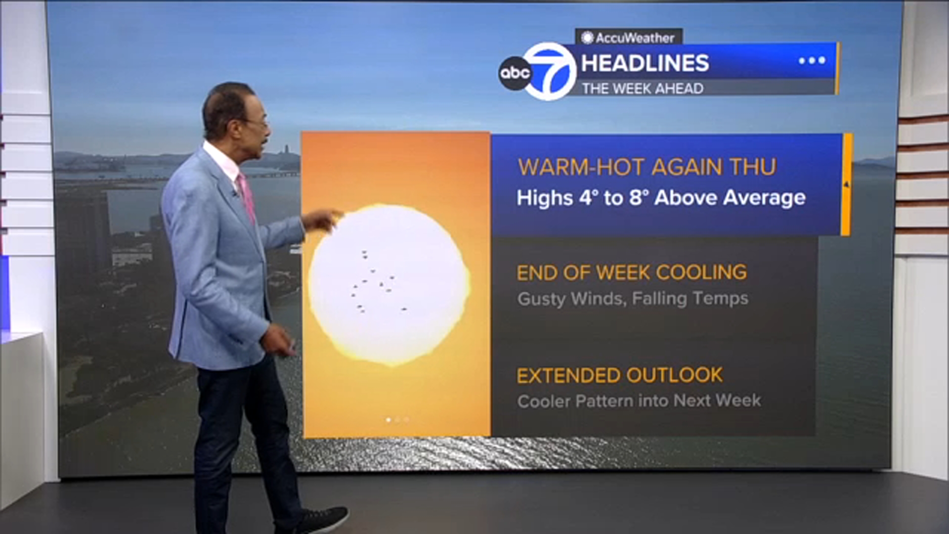 AccuWeather Forecast: Mild to warm temps tonight