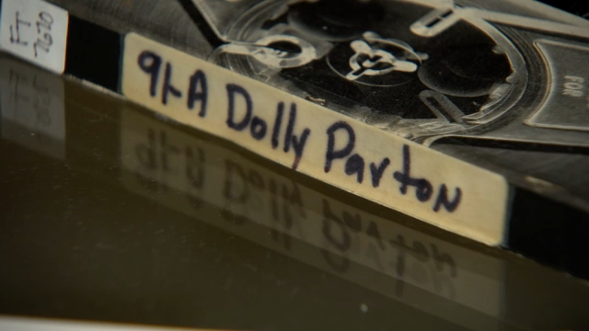 The record that launched Parton's career, a track titled Puppy Love.UNC Chapel Hill owns the original recording.