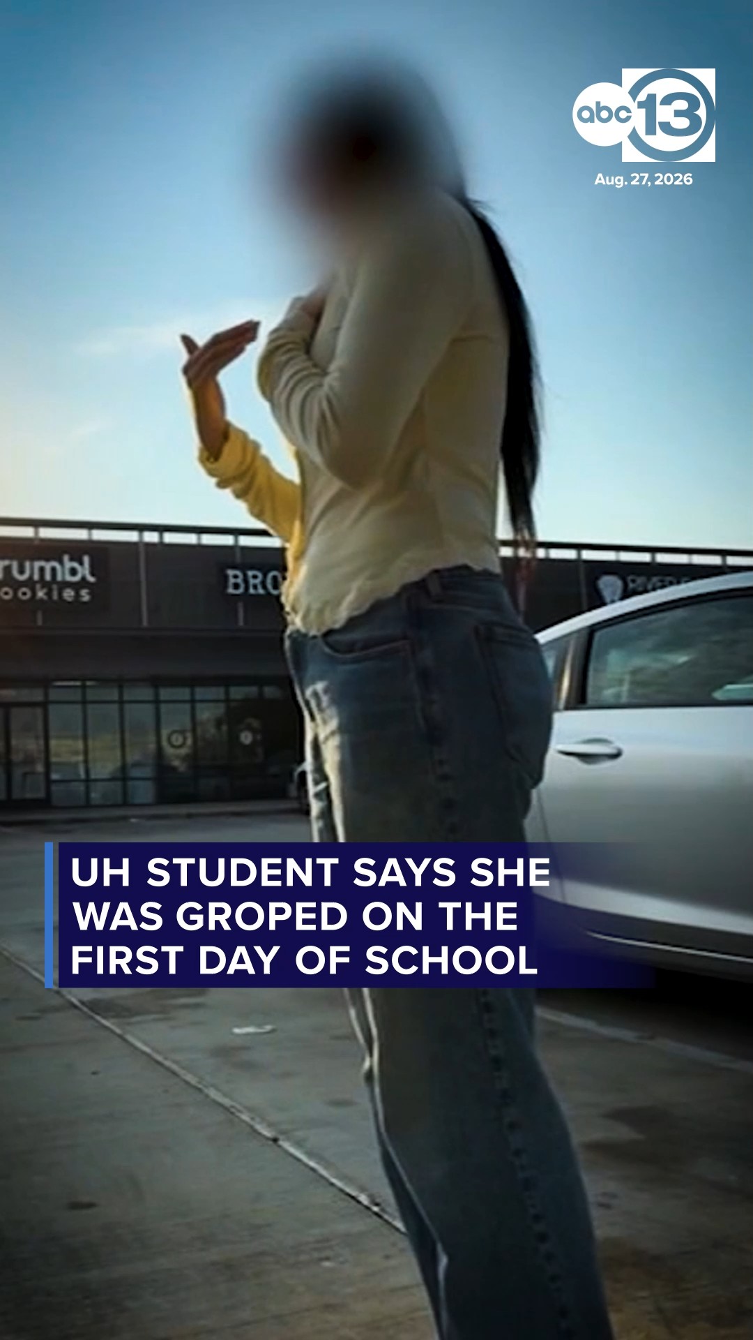 UH student says she was groped on the first day of school