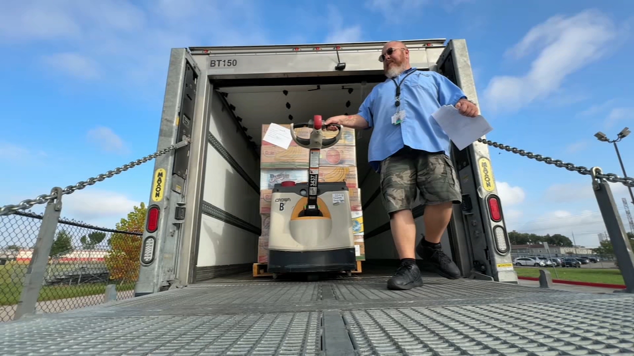 Houston Food Bank driver brings supplies and smiles to local schools