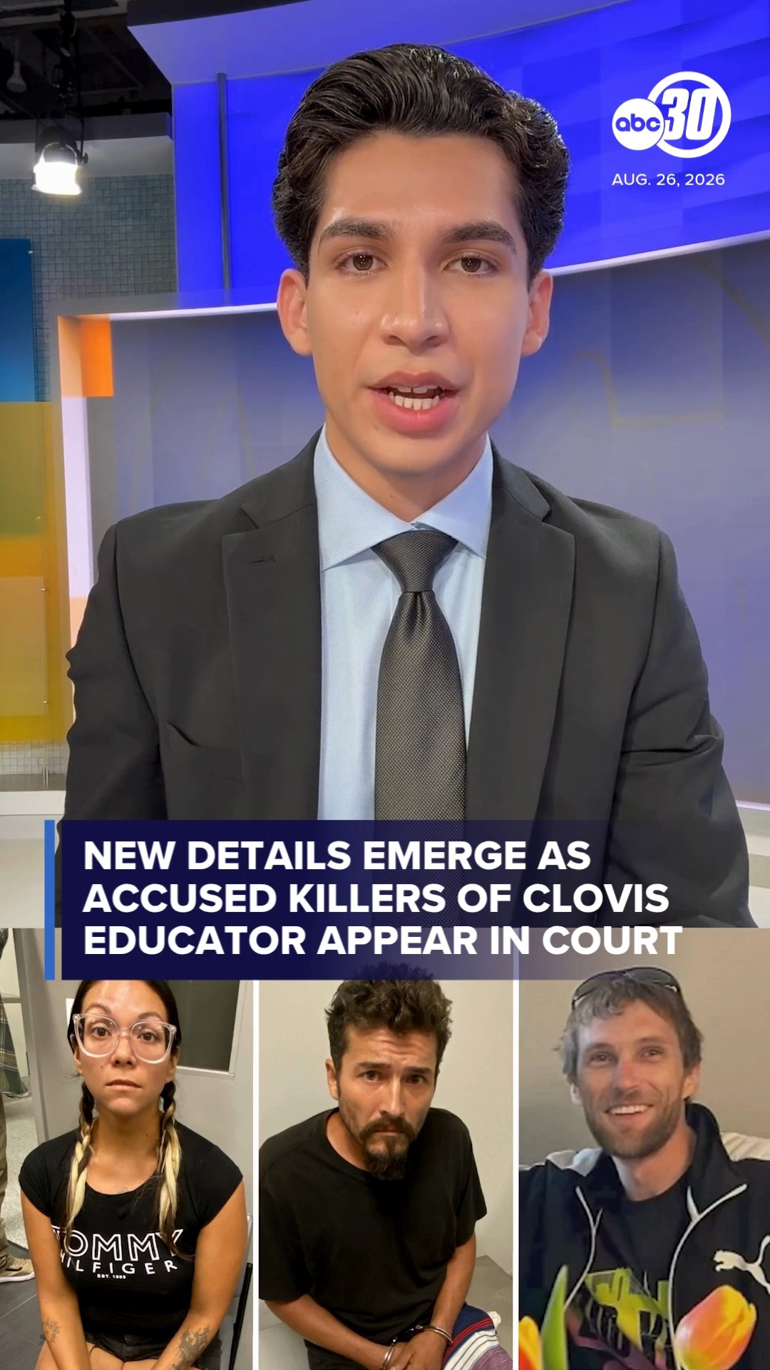 New details in killing of Clovis educator as suspects appear in court
