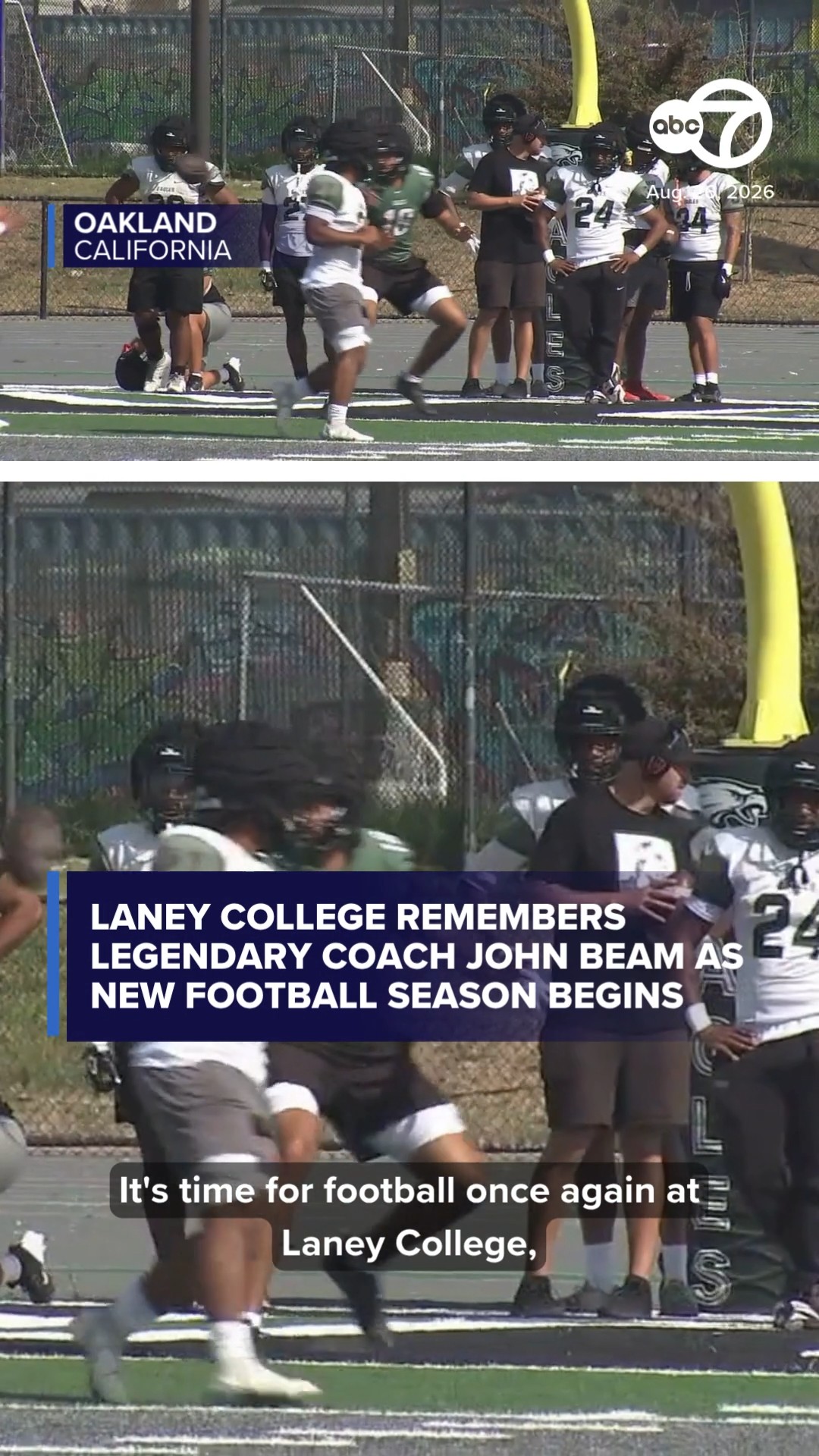 Laney College remembers legendary coach John Beam