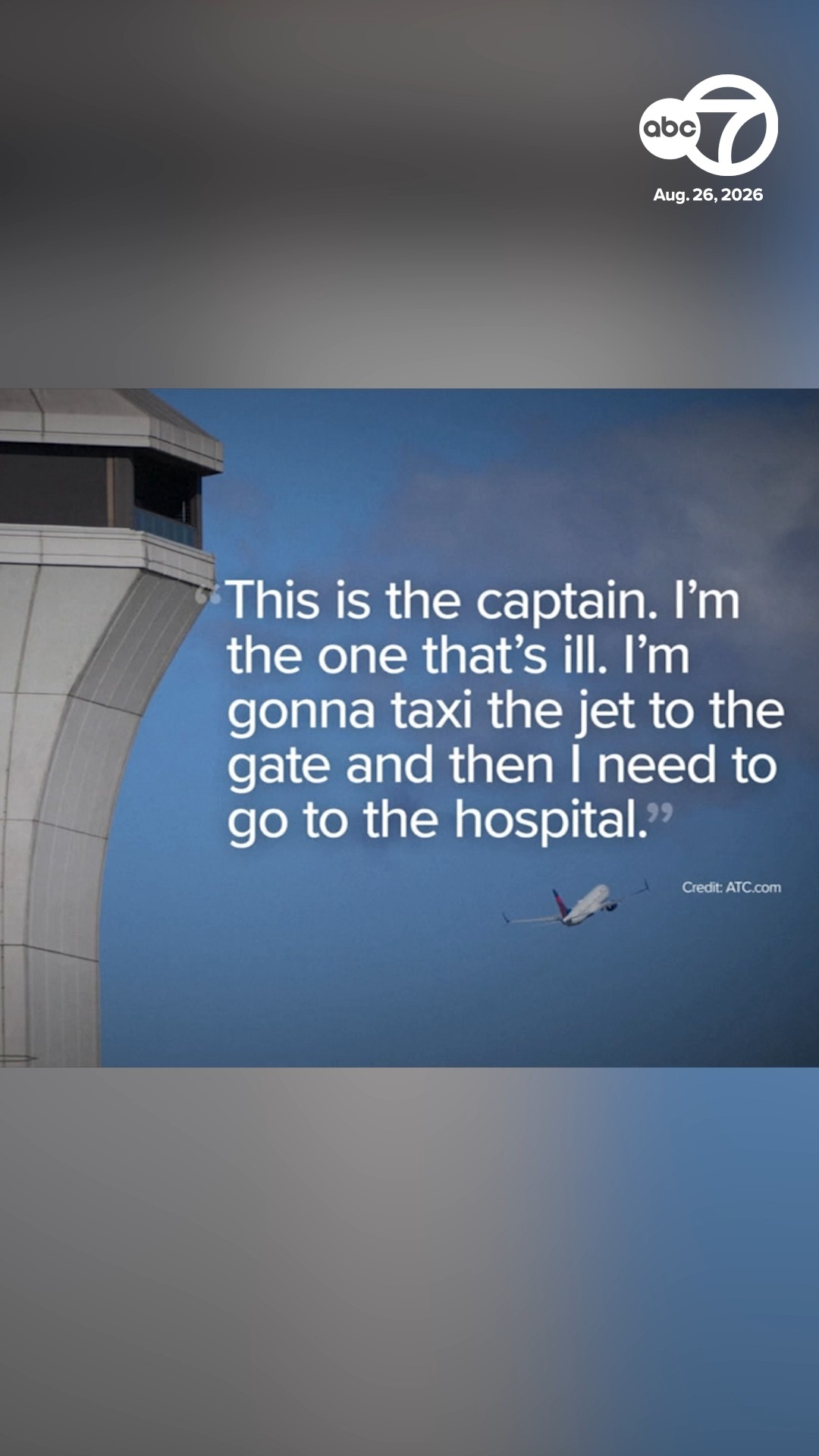 Pilot makes emergency landing due to his own medical emergency