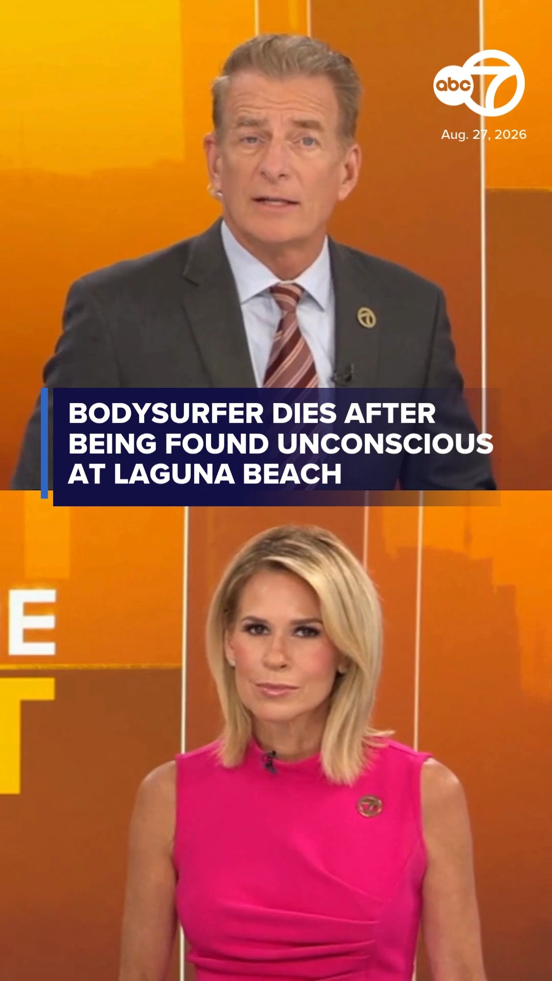 Bodysurfer dies after being pulled from water at Laguna Beach