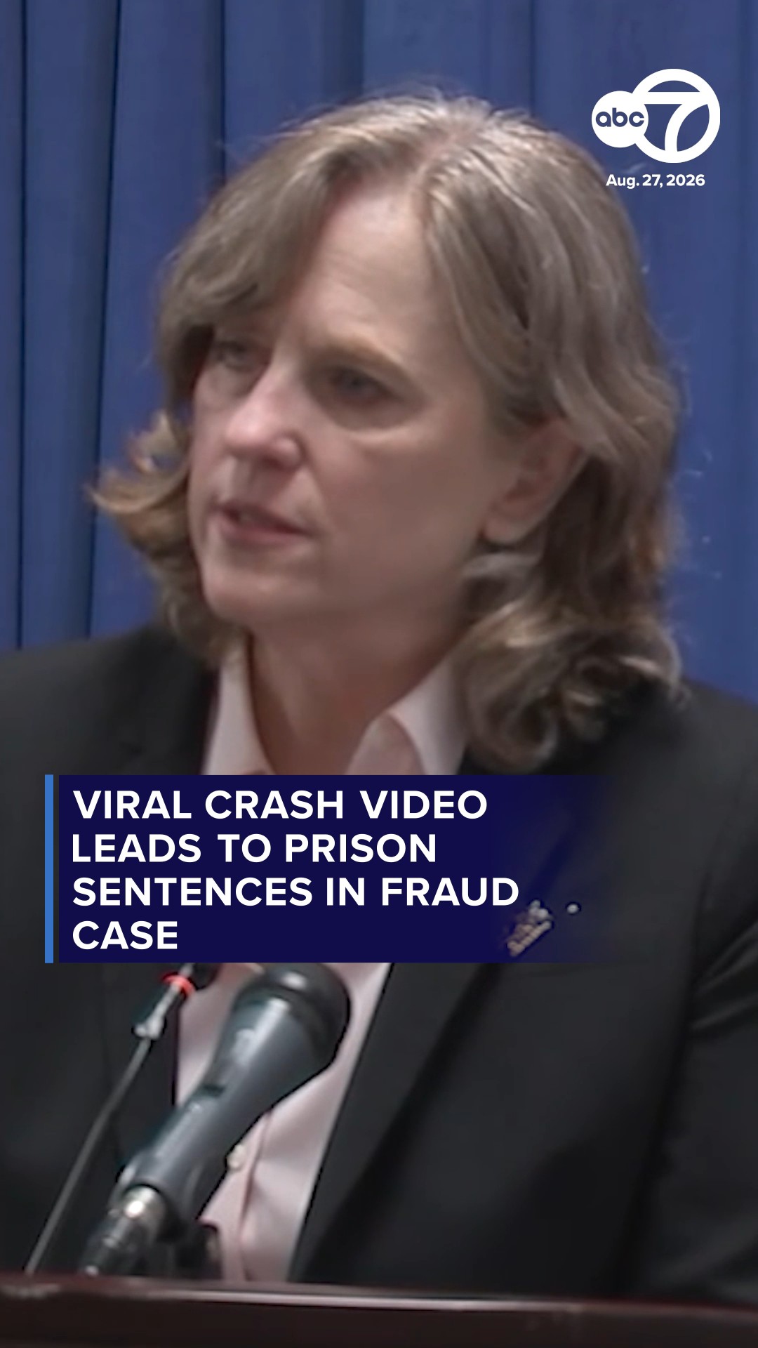 Viral crash video leads to prison sentences in fraud case