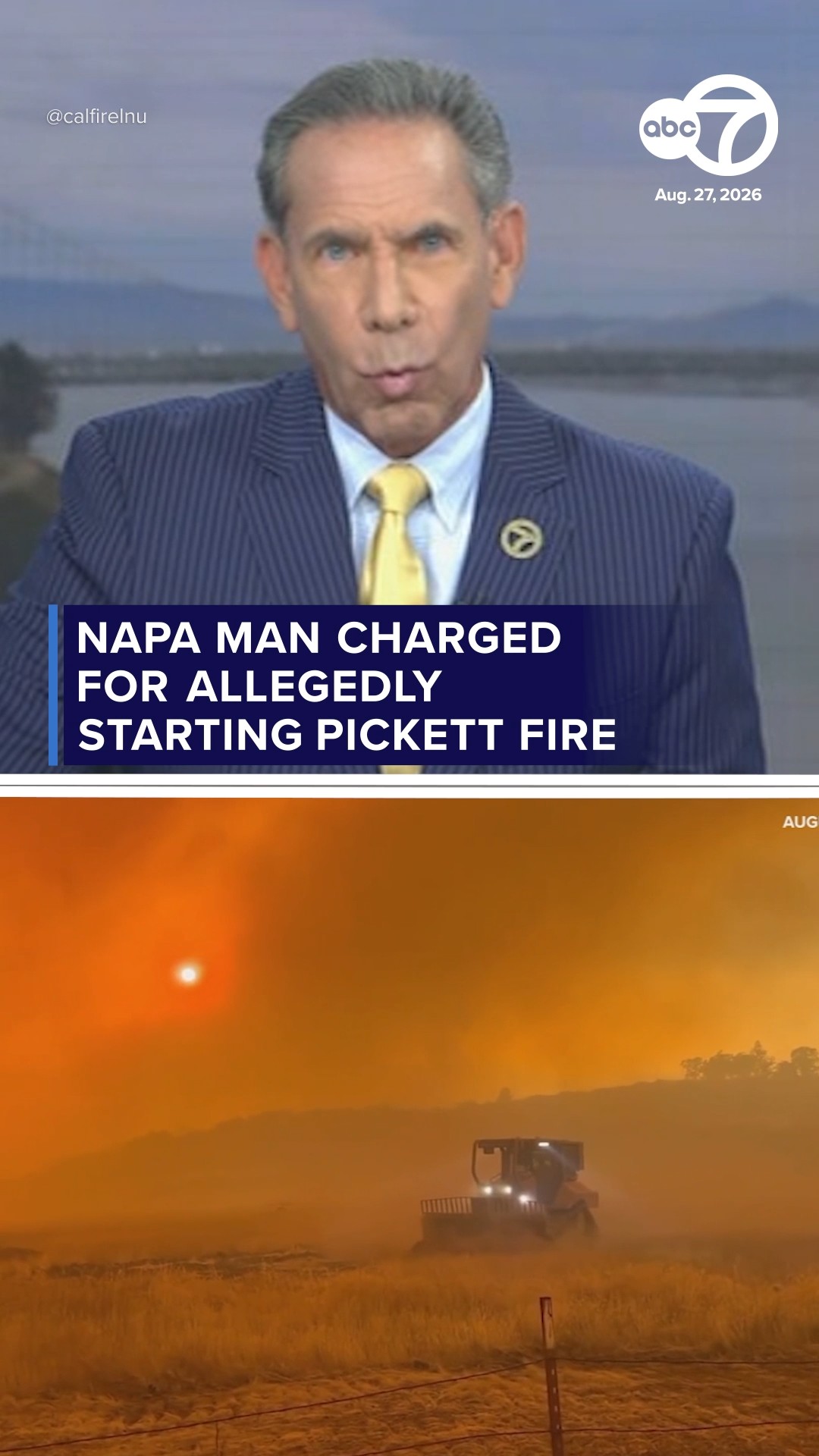 Napa man charged for allegedly starting Pickett Fire