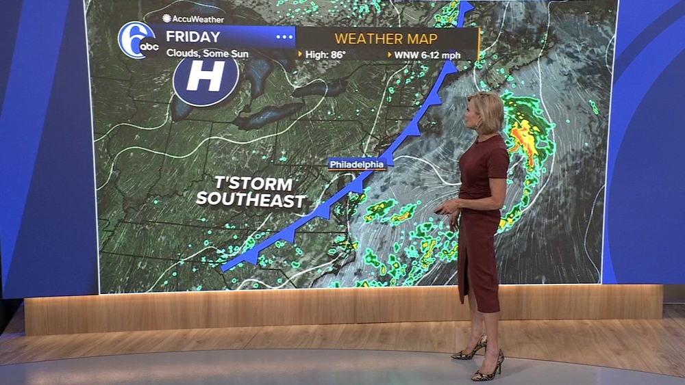 AccuWeather: Clouds break with some sunshine returning