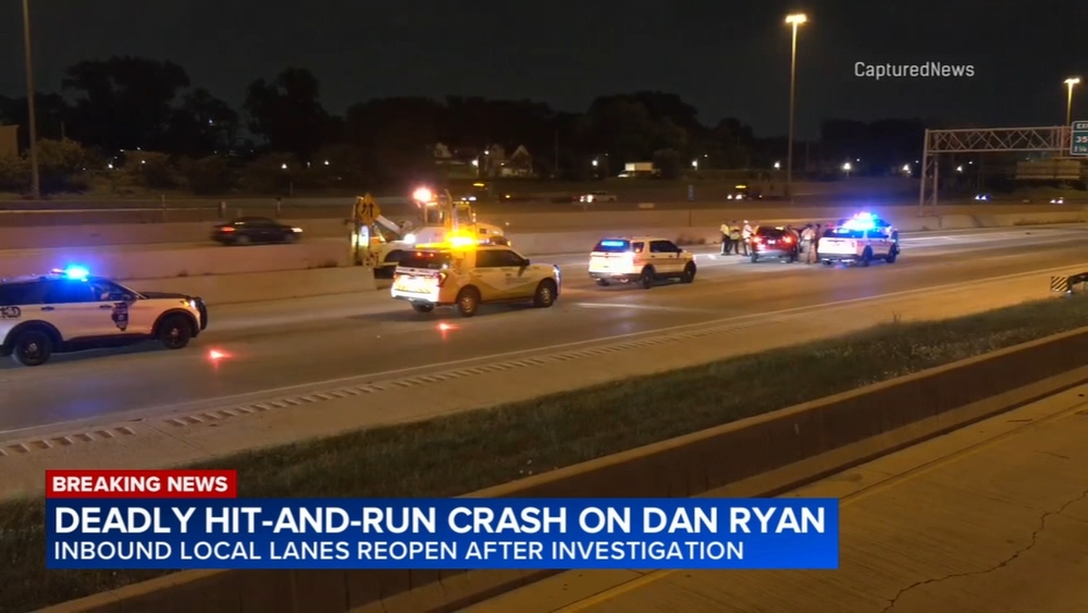 Pedestrian killed in Dan Ryan hit-and-run