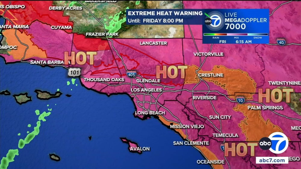 Humidity, shower chances linger as extreme heat continues in SoCal