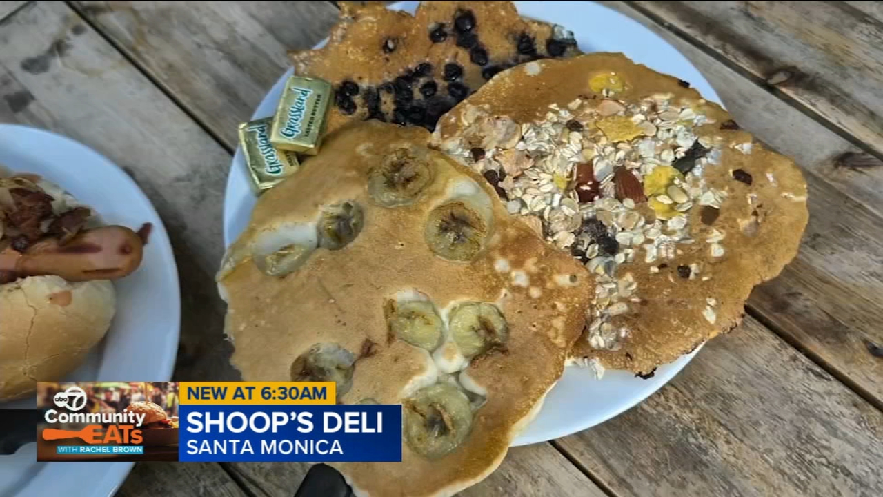 Bacon-filled pancakes make Shoop's Deli a Santa Monica favorite