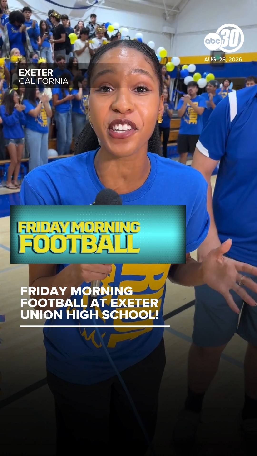 Friday Morning Football at Exeter Union High School