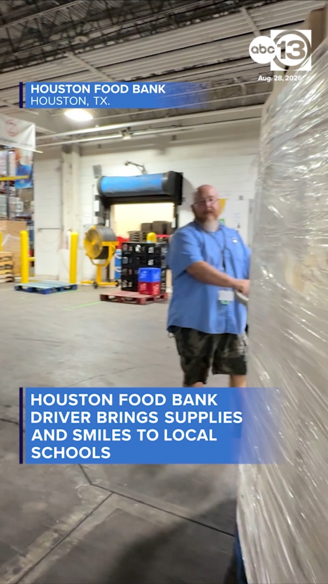 Houston Food Bank driver brings supplies and smiles to local schools
