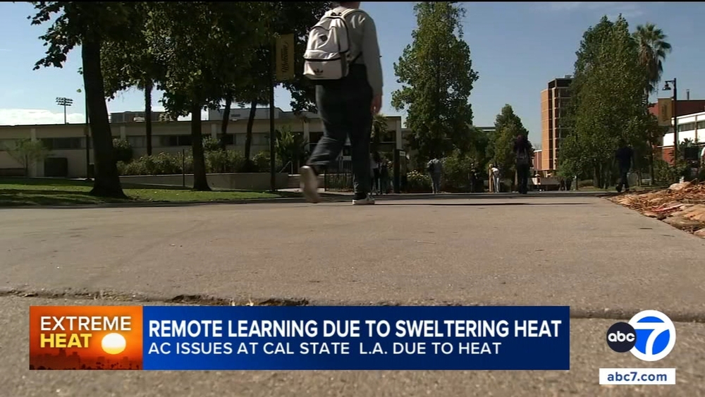 Cal State LA shifts classes online after AC failure amid extreme heat