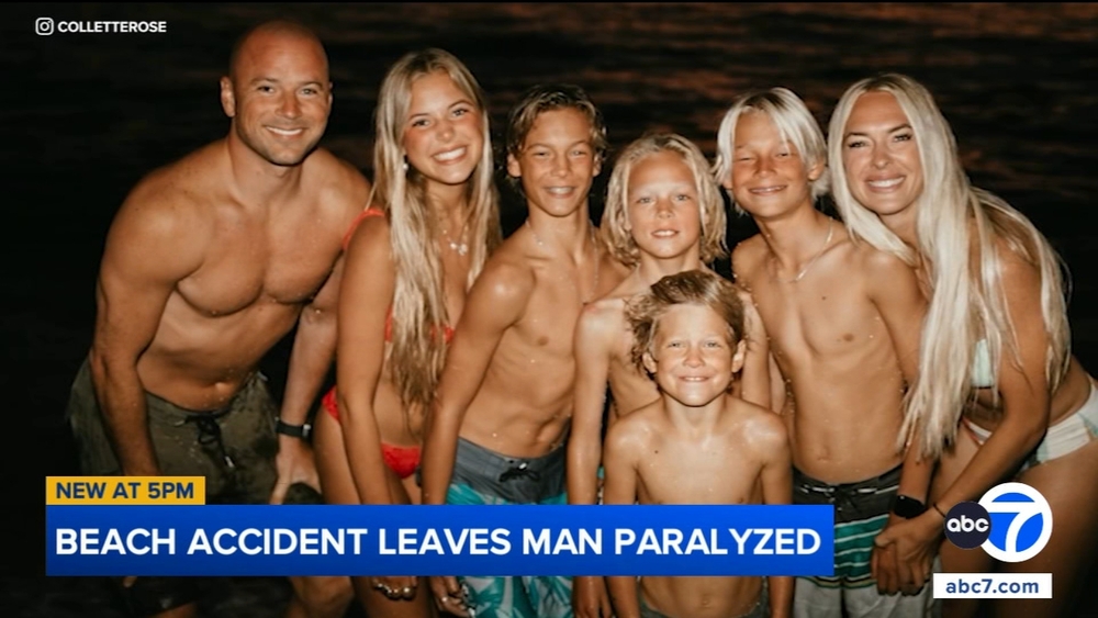 San Clemente father paralyzed after diving into ocean to save boy