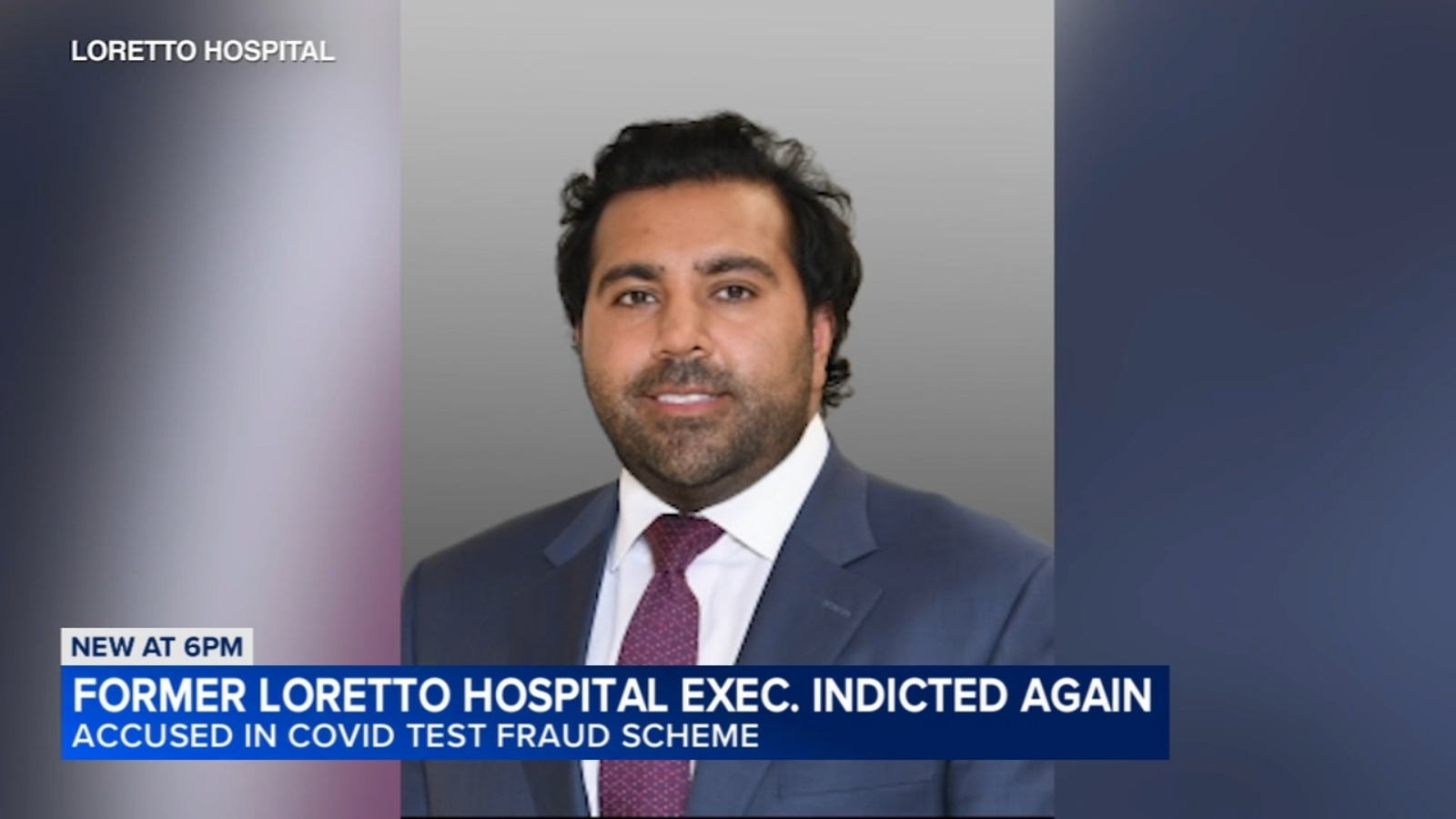 Former Loretto Hospital CFO indicted again, accused in COVID-19 testing fraud scheme