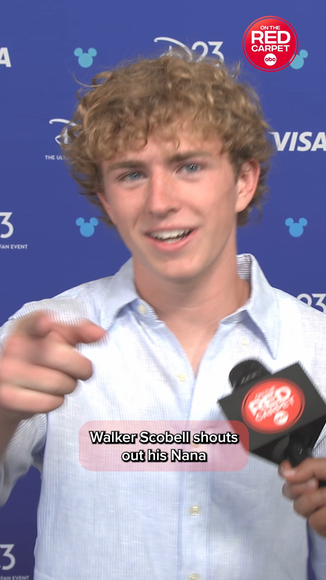 'Percy Jackson' star Walker Scobell gives his grandma a shoutout!