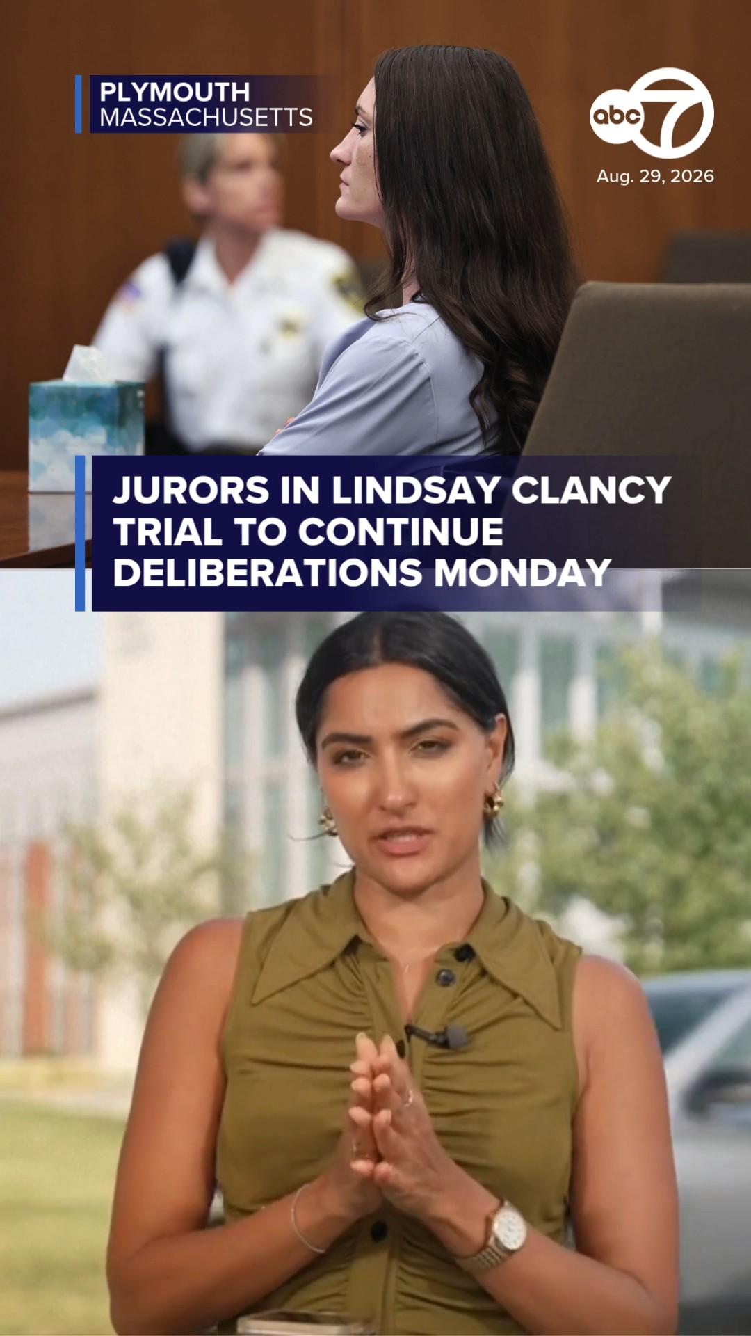 Jurors in Lindsay Clancy trial to continue deliberations Monday