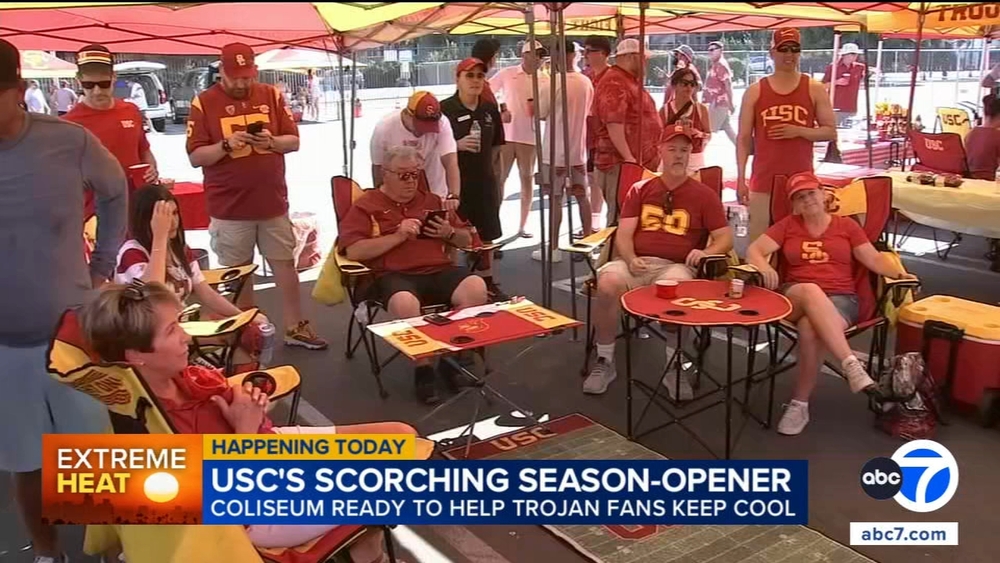USC fans to brave extreme heat at Coliseum for Trojan's season opener