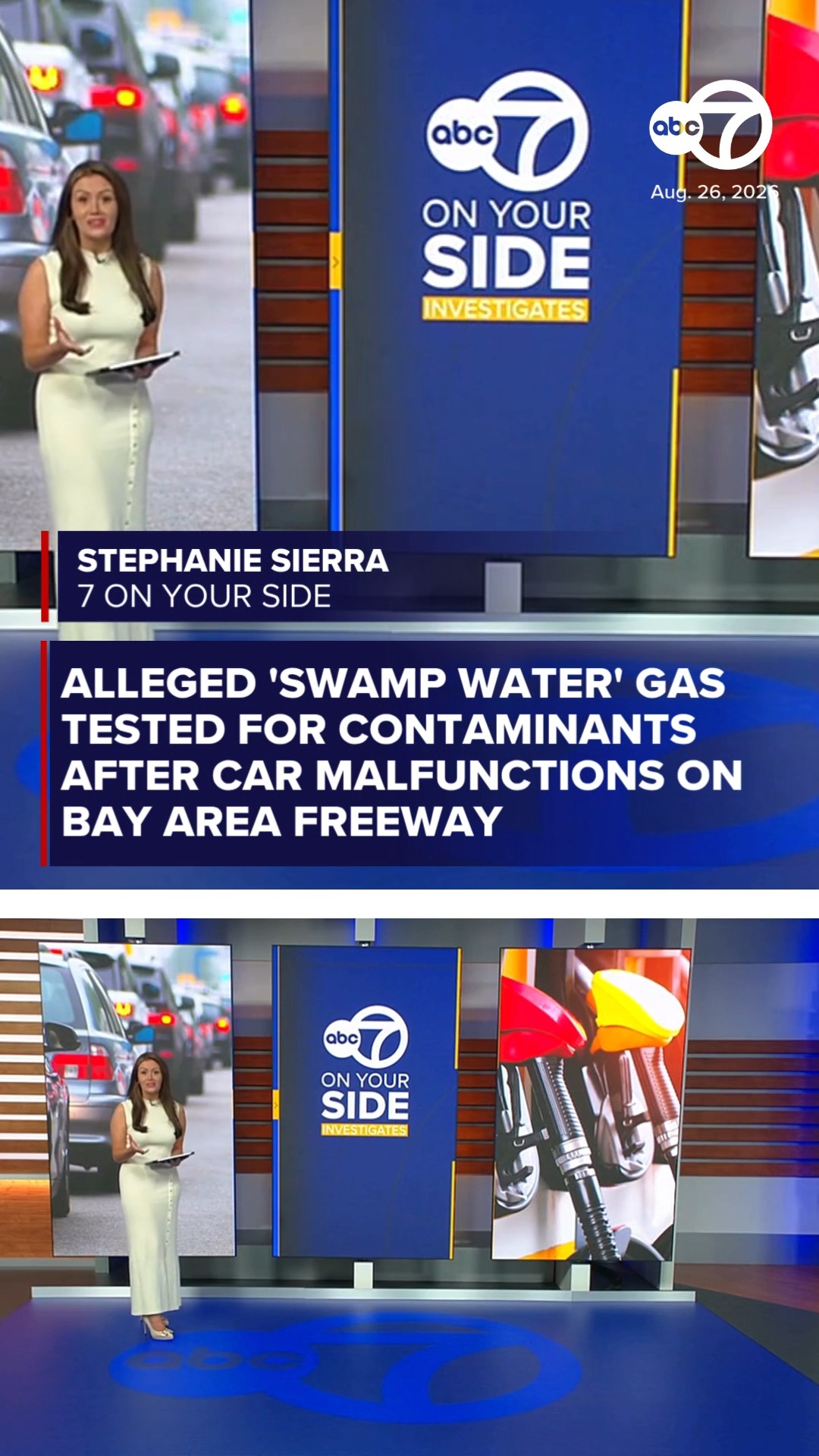 Contaminated gas tested after car 'hops' on Bay Area freeway