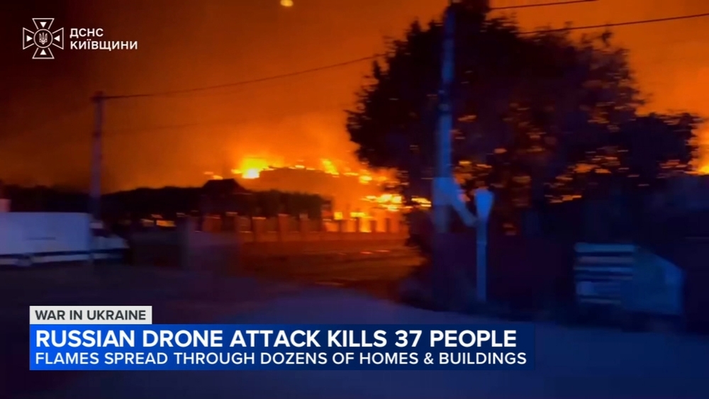 Russian strike in Ukraine kills 37 in war's deadliest attack this year