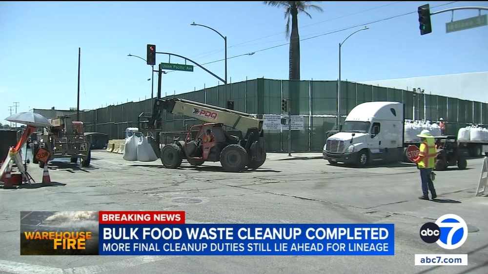 Lineage finishes bulk food removal at Boyle Heights warehouse