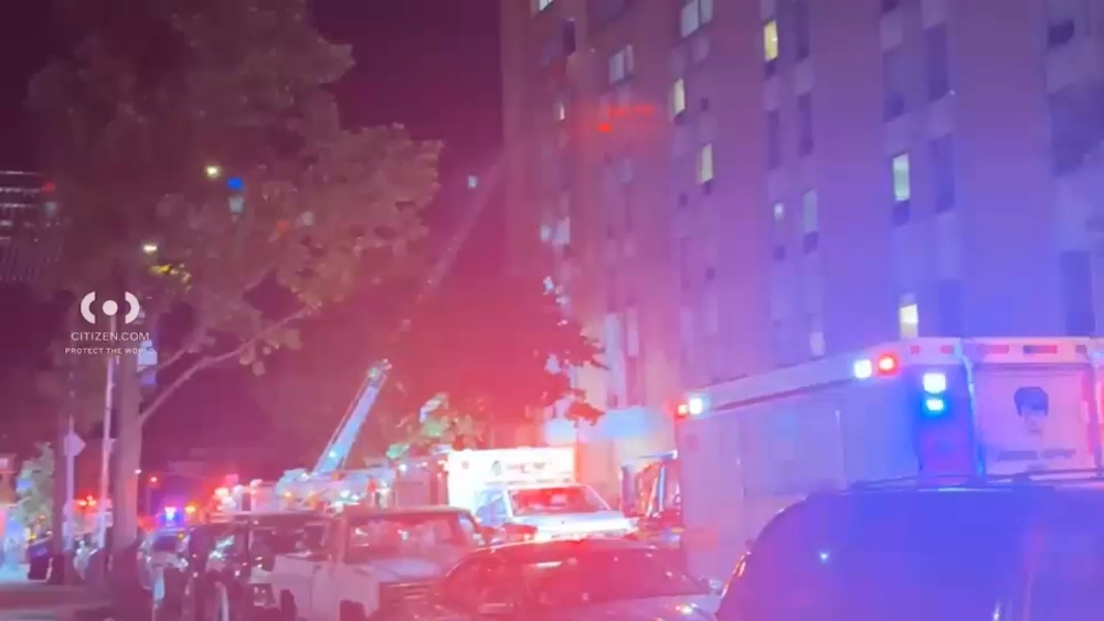 Fire crews extinguish sixth-floor blaze at St. Barnabas Hospital