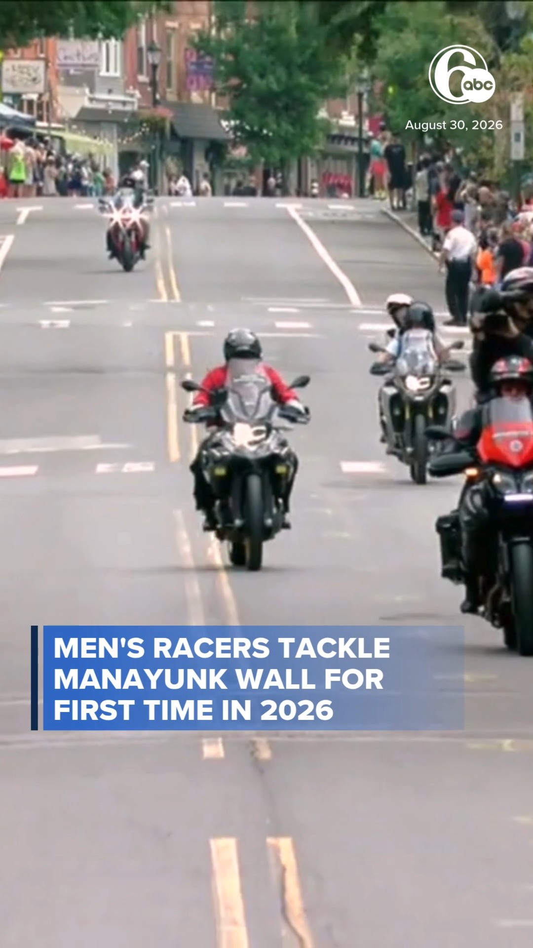 Men's racers tackle Manayunk Wall for first time in 2026