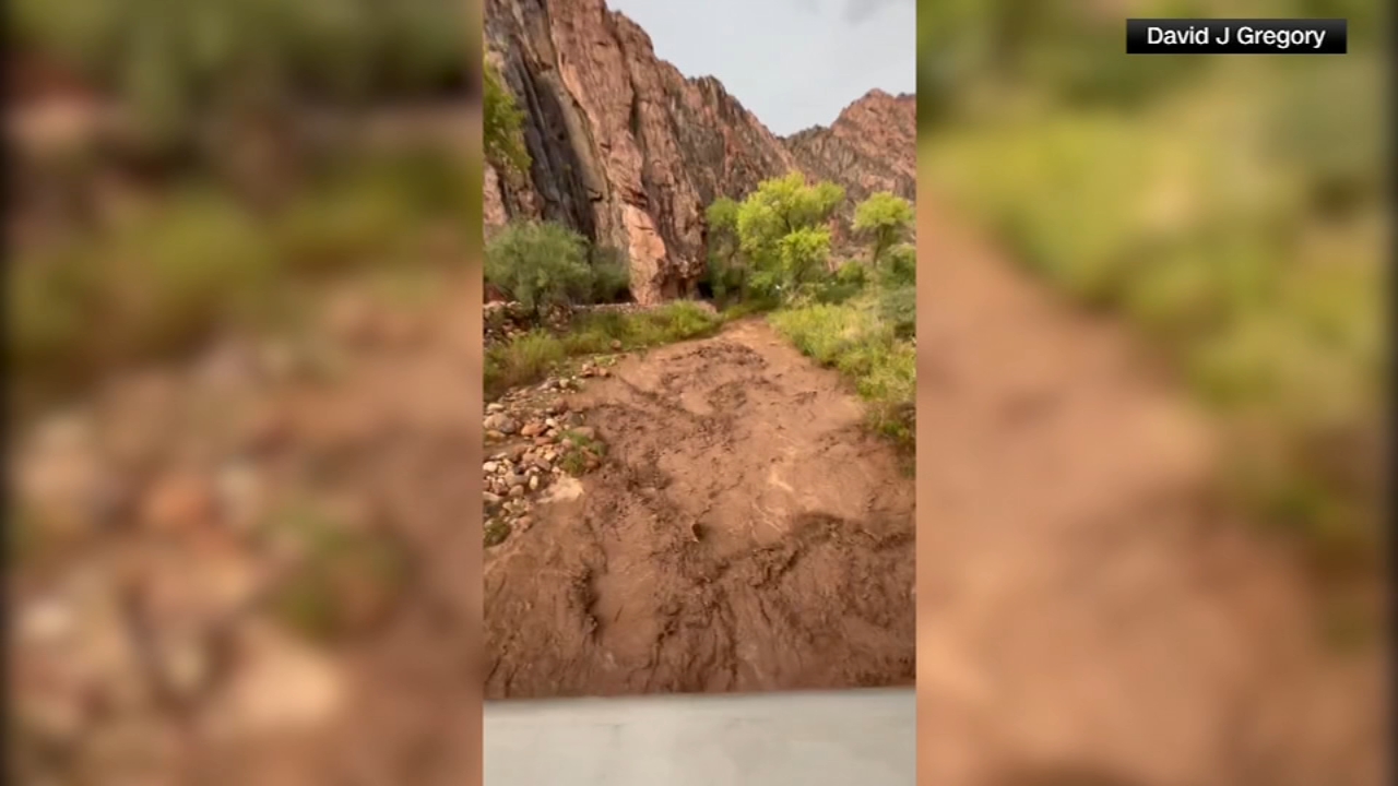 Dozens evacuated from Grand Canyon after flash flood