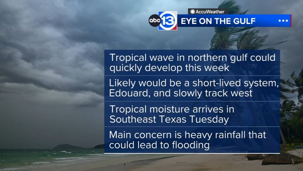 Development odds increasing on the disturbance in the Gulf