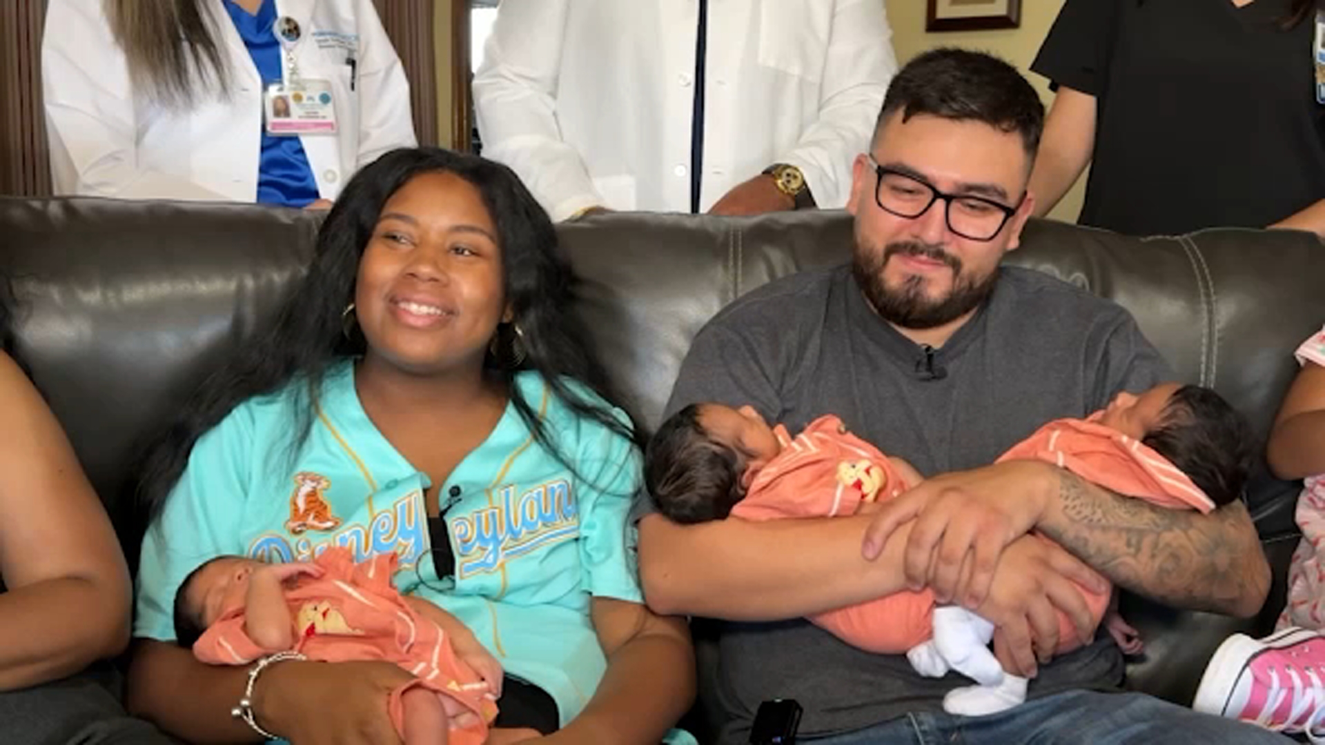 South Bay couple welcomes rare naturally conceived triplets