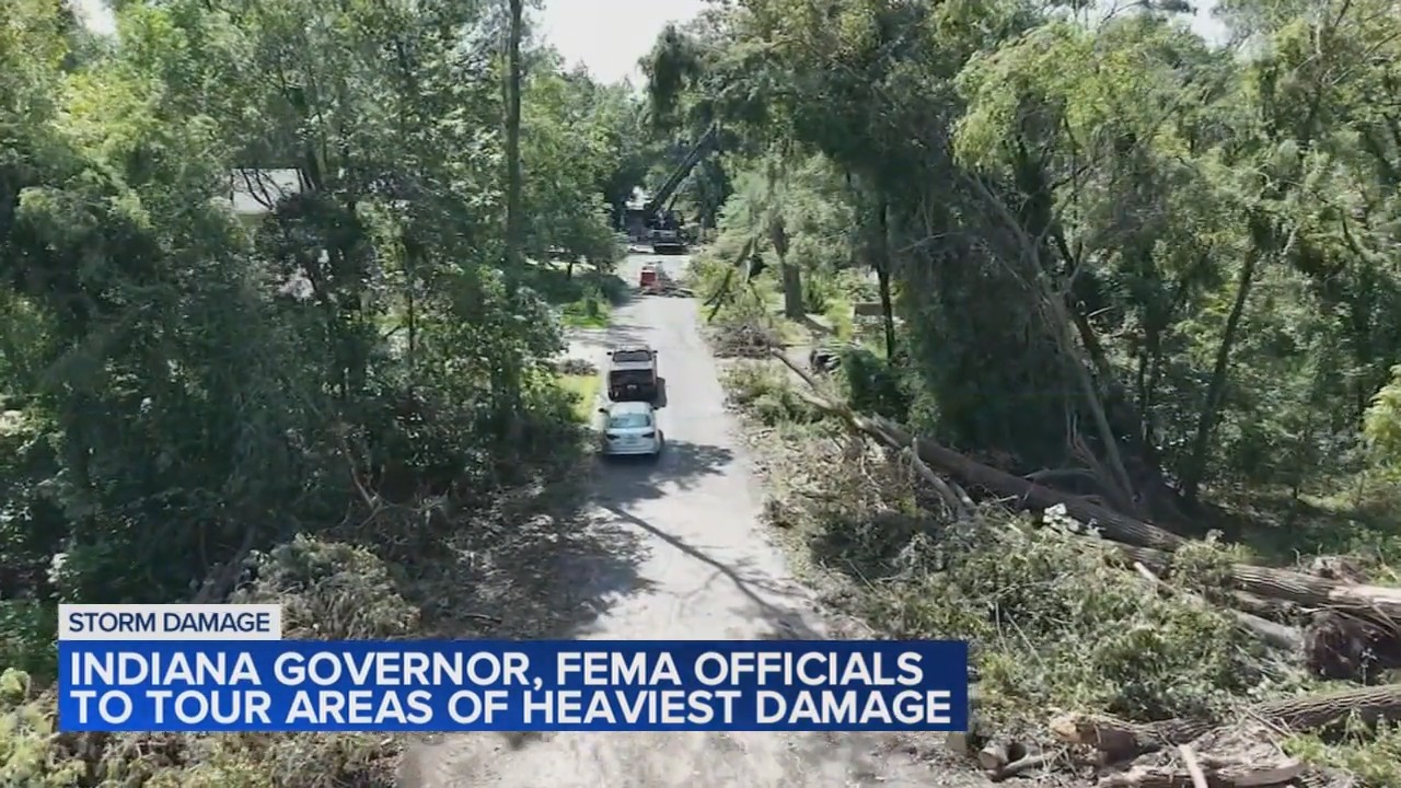Governor, FEMA officials to tour storm damage in NW Ind.