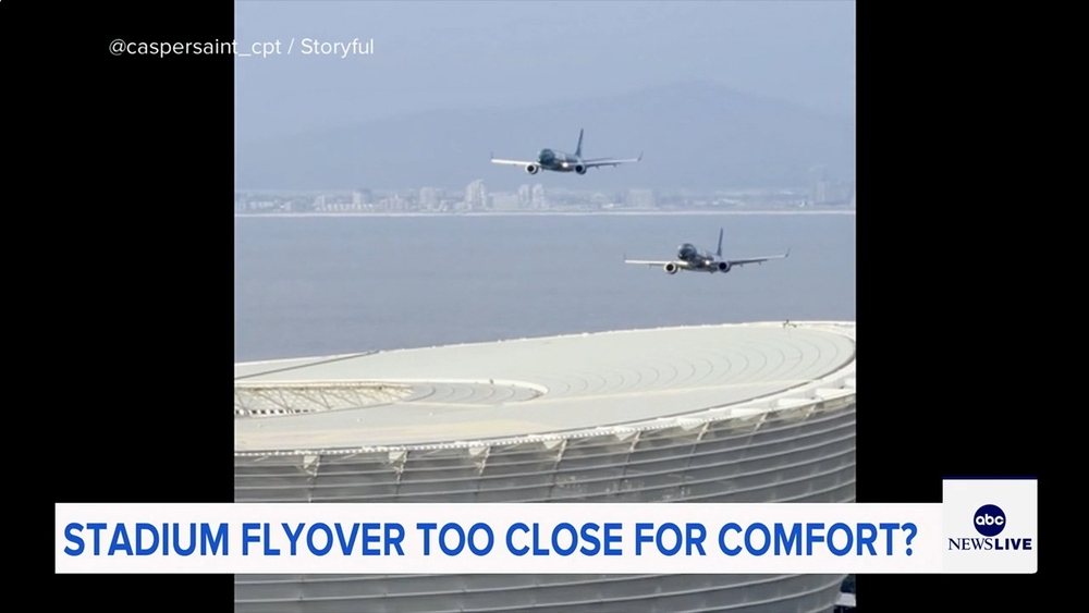Dramatically low flyby by passenger jets sparks safety debate