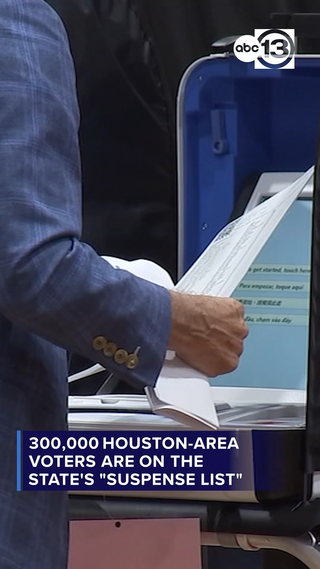300,000 Houston-area voters on state's 'suspense list'