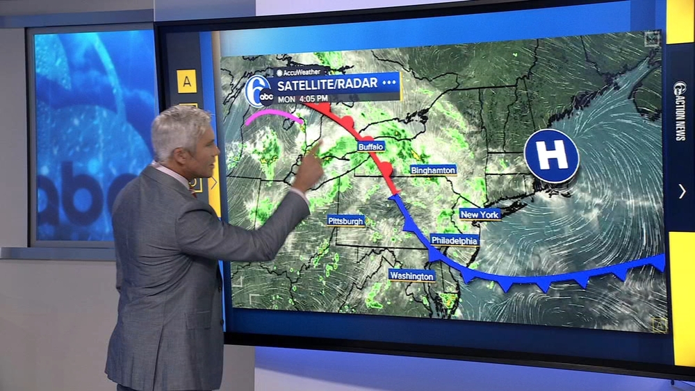AccuWeather: Tracking severe storms tomorrow in the Philadelphia region