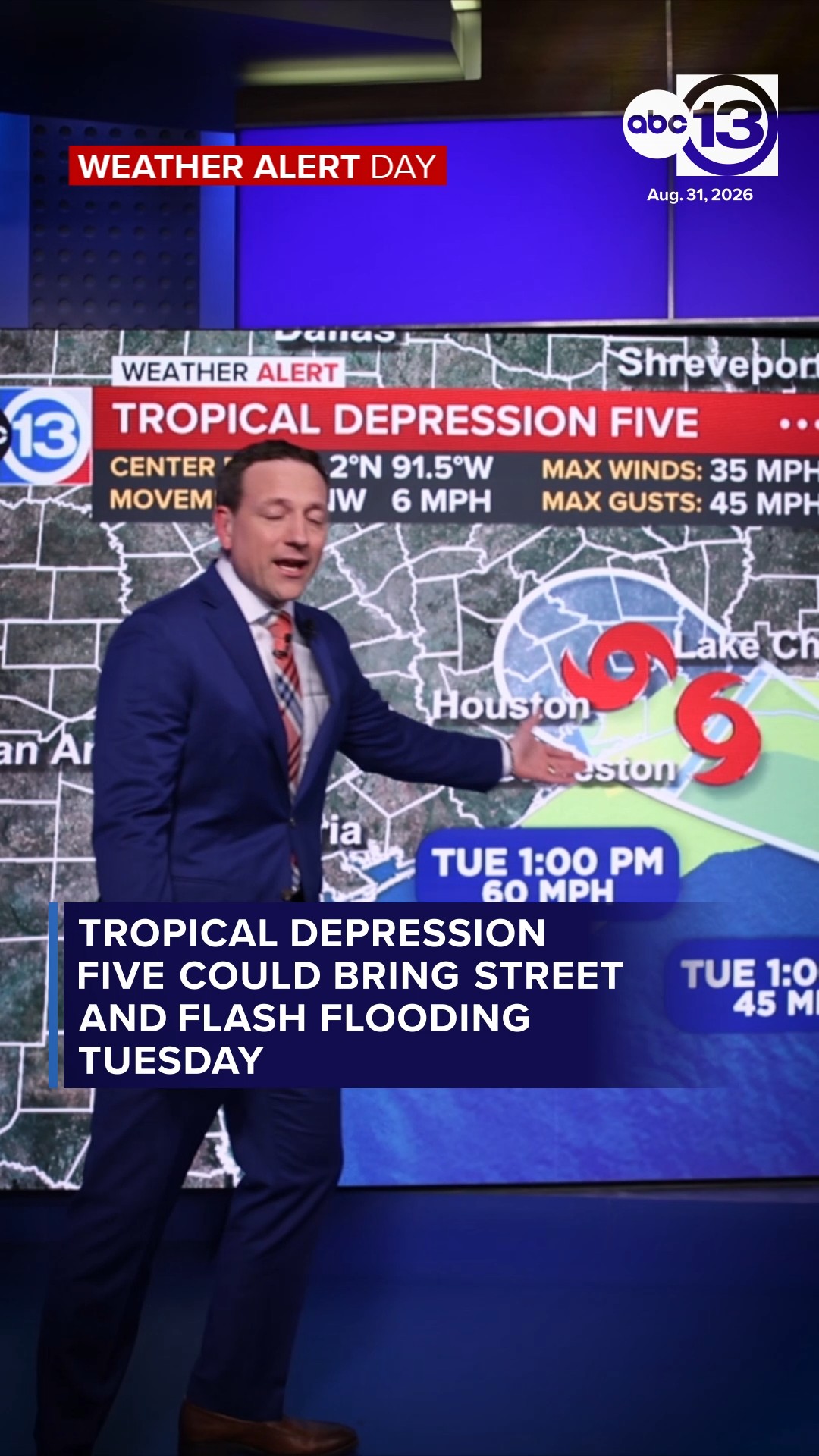 Tropical Depression Five could bring street and flash flooding
