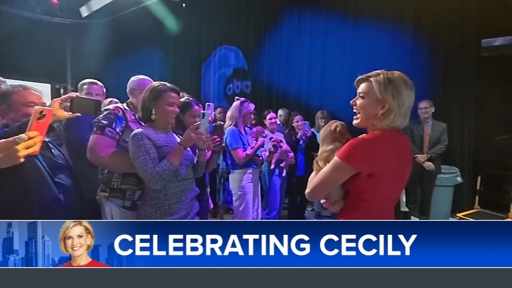 Cecily Tynan celebrates retirement with 6abc family
