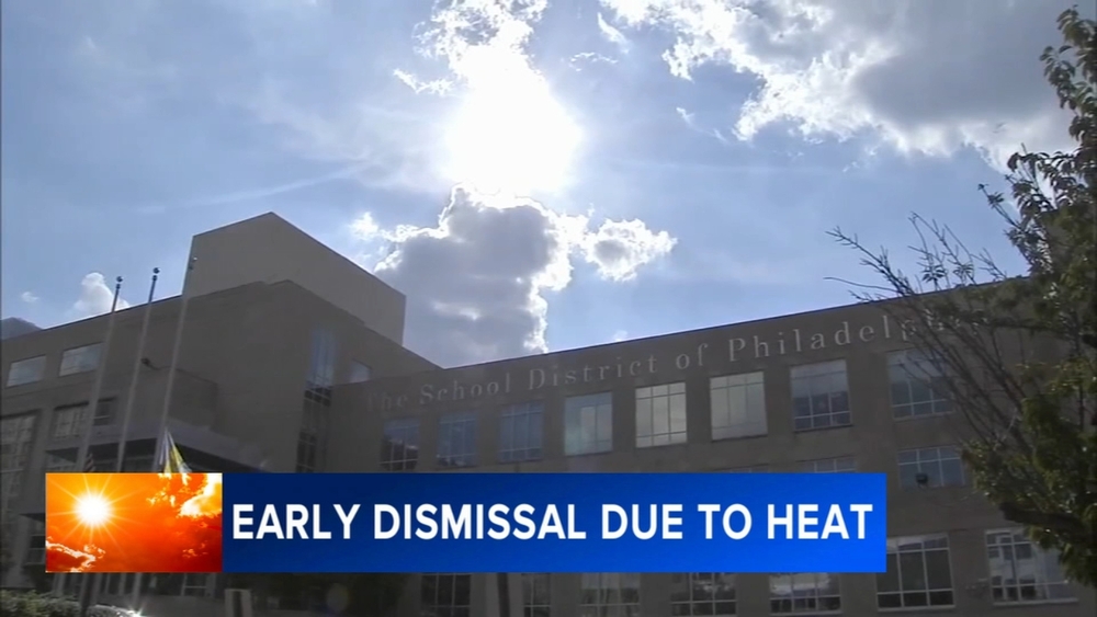 Early dismissal due to heat in Philadelphia
