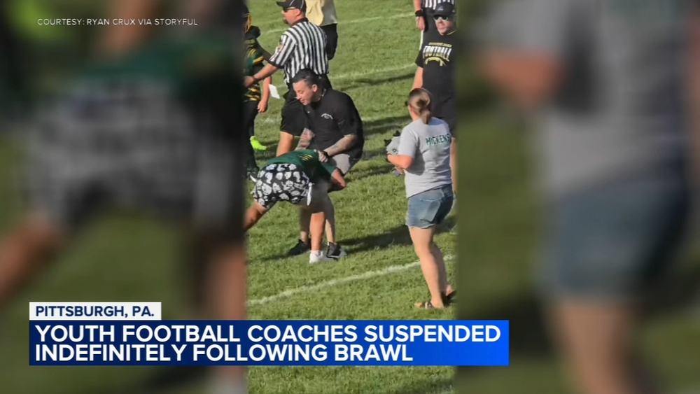 Pittsburgh youth football coaches suspended after mid-game brawl