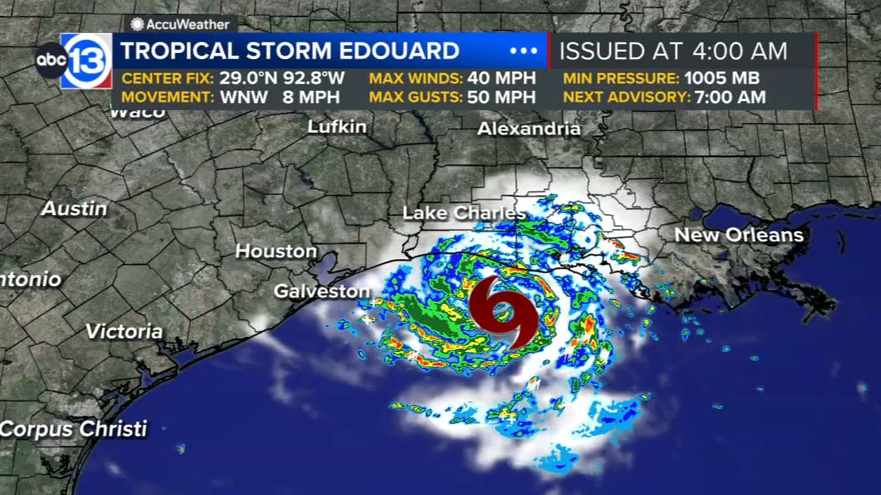 Tropical Storm Edouard forms in the Gulf with impacts expected in TX