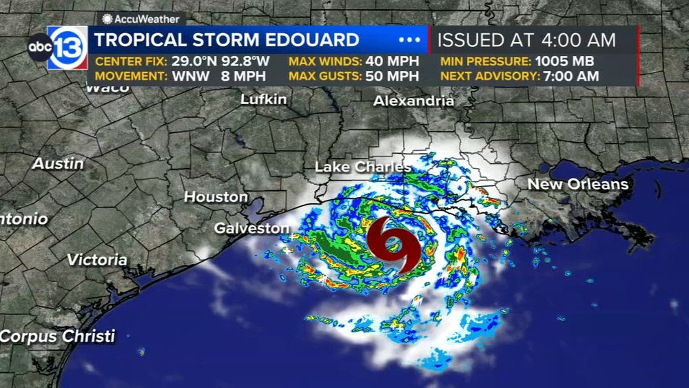 Tropical Storm Edouard forms in the Gulf with impacts expected in TX