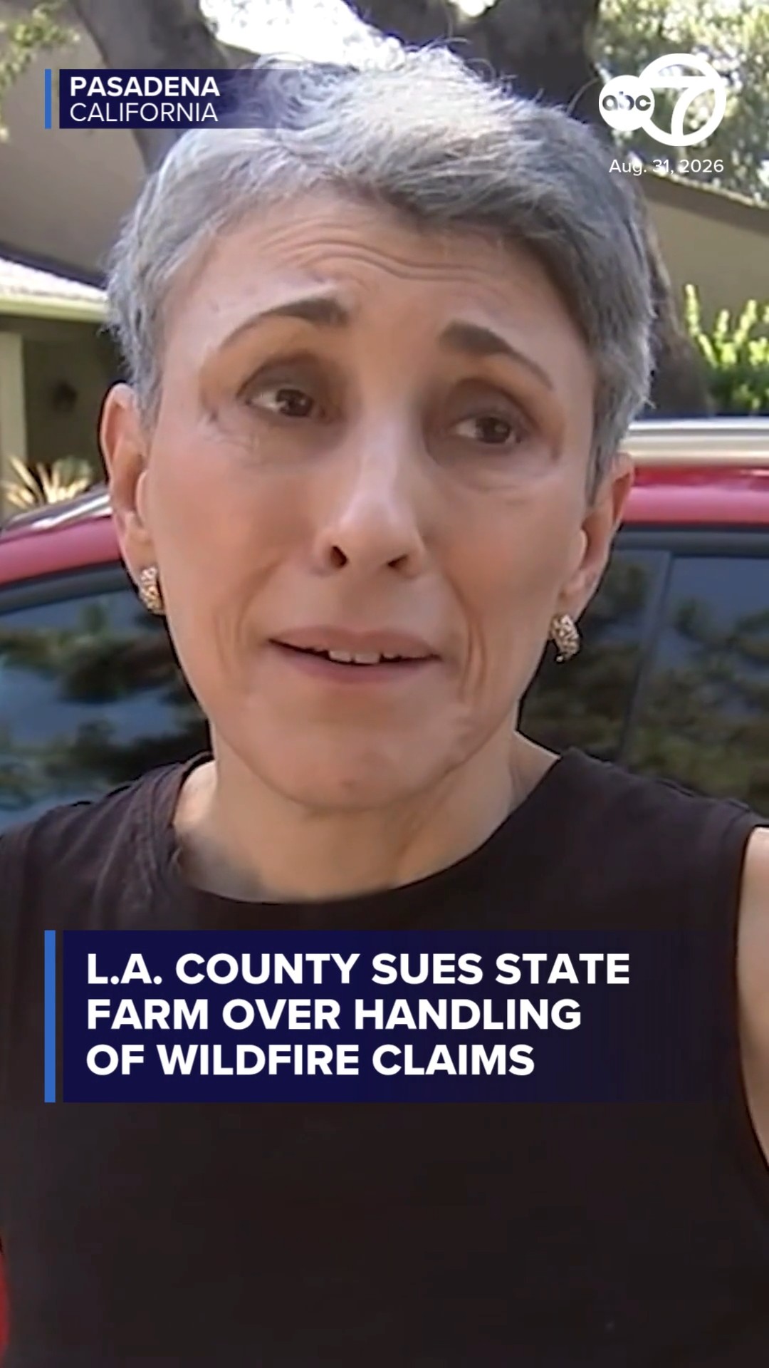LA County sues State Farm over handling of wildfire claims