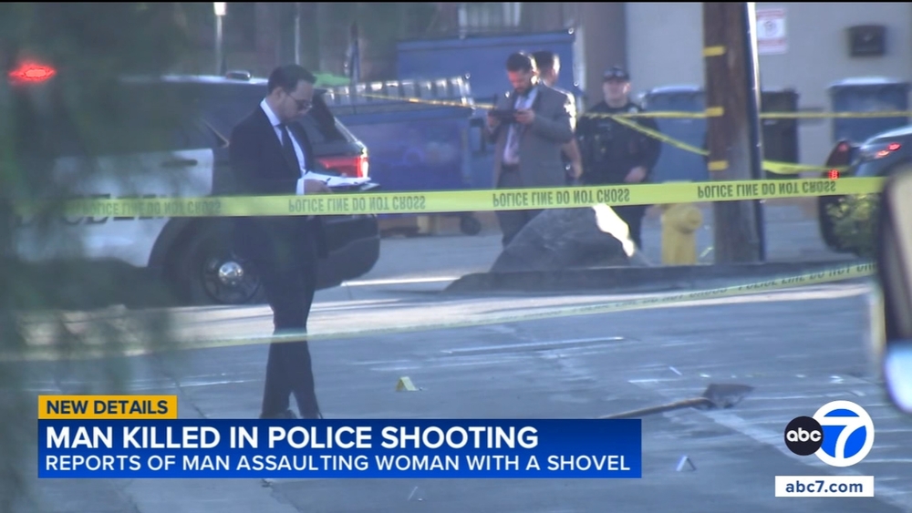 San Fernando police kill man who allegedly attacked woman with shovel