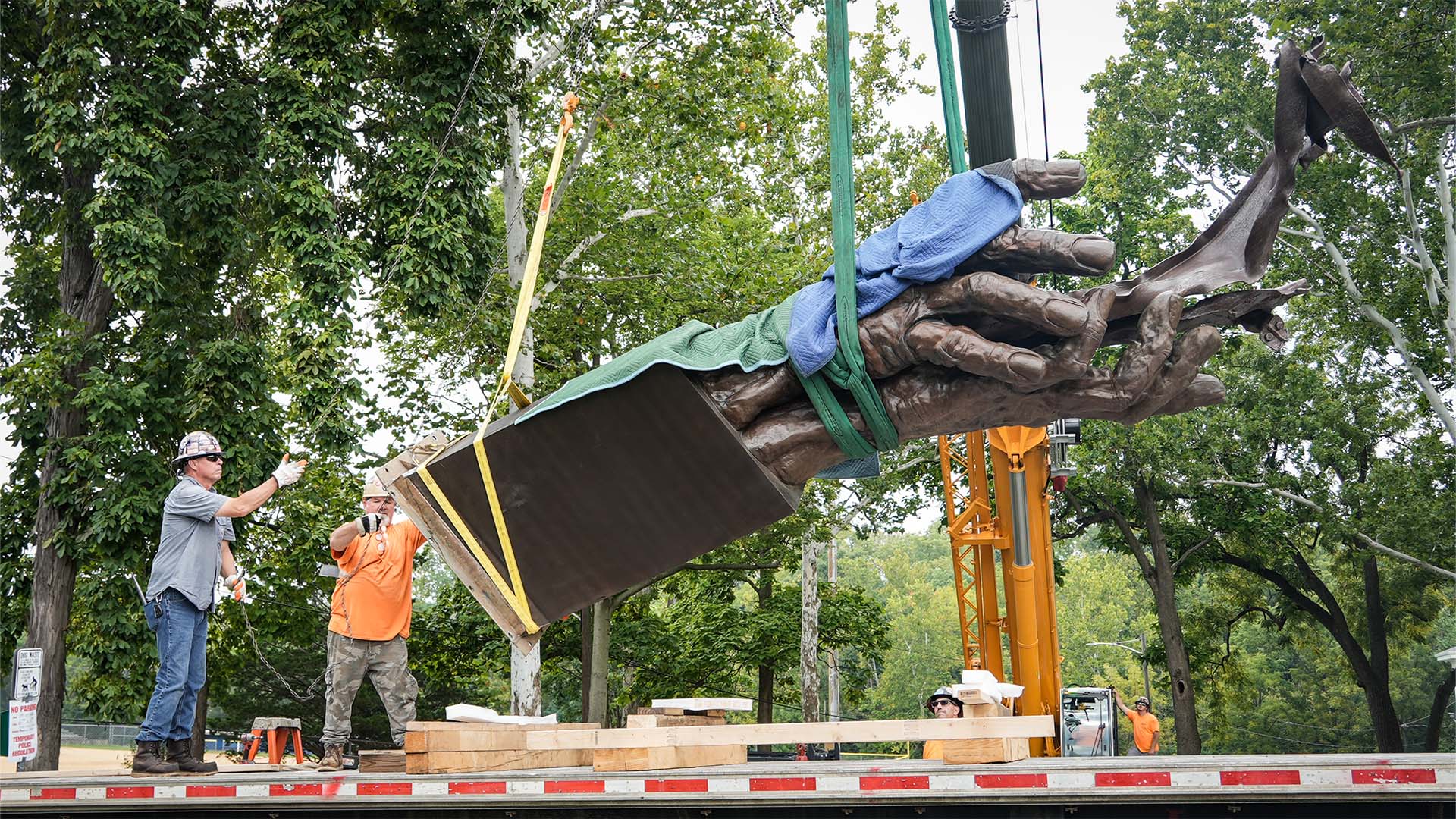 9/11 Memorial moves through Montgomery County in profound procession
