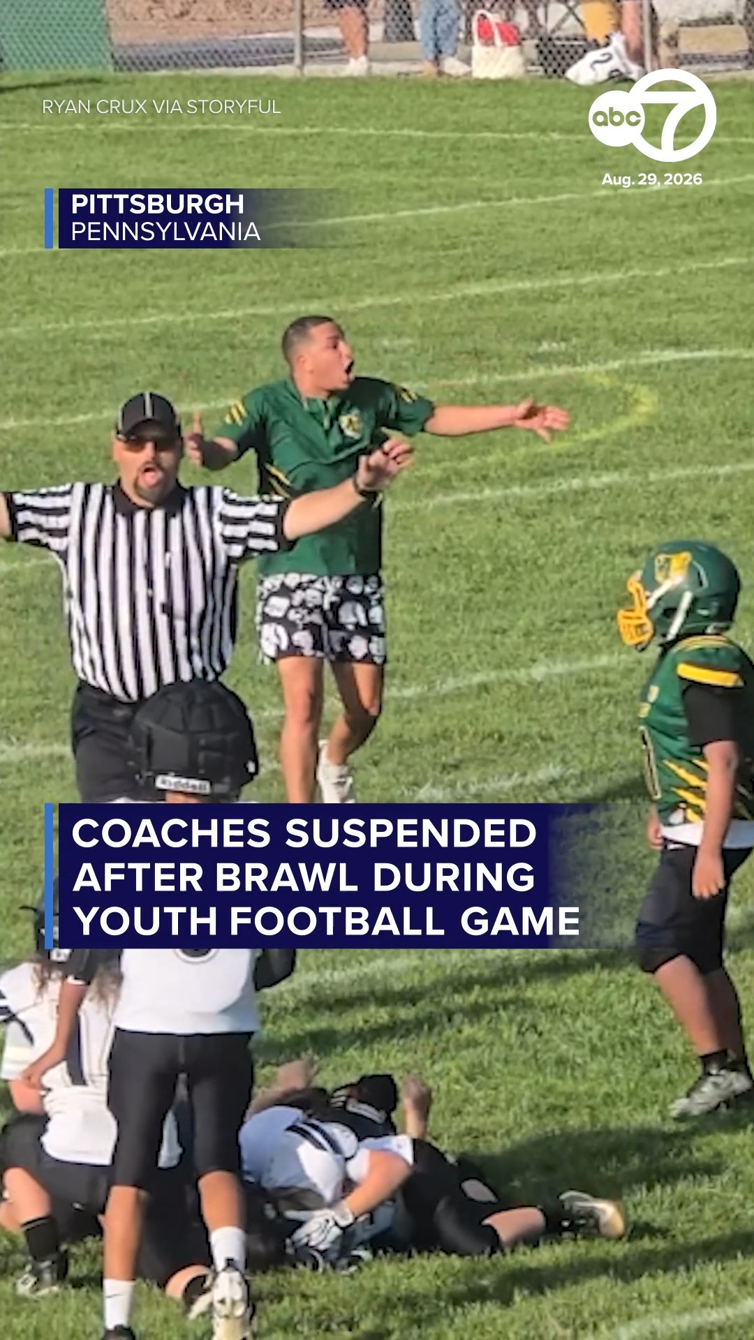Coaches suspended after brawl during youth football game