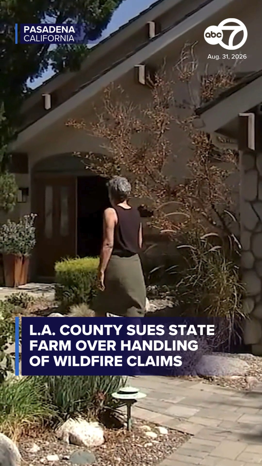 LA County sues State Farm over handling of wildfire claims