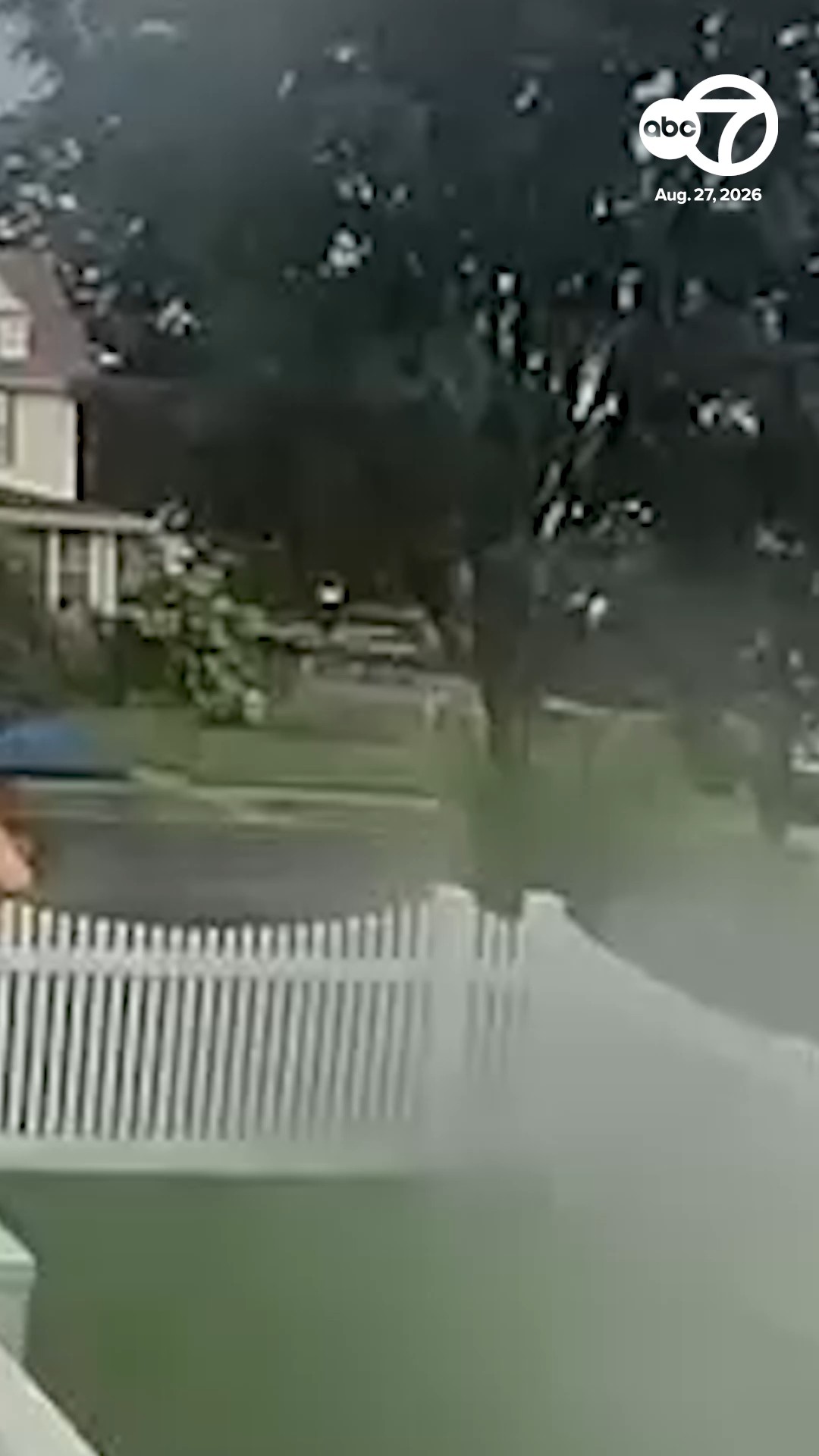 Dramatic moments Staten Island man struck by lightning
