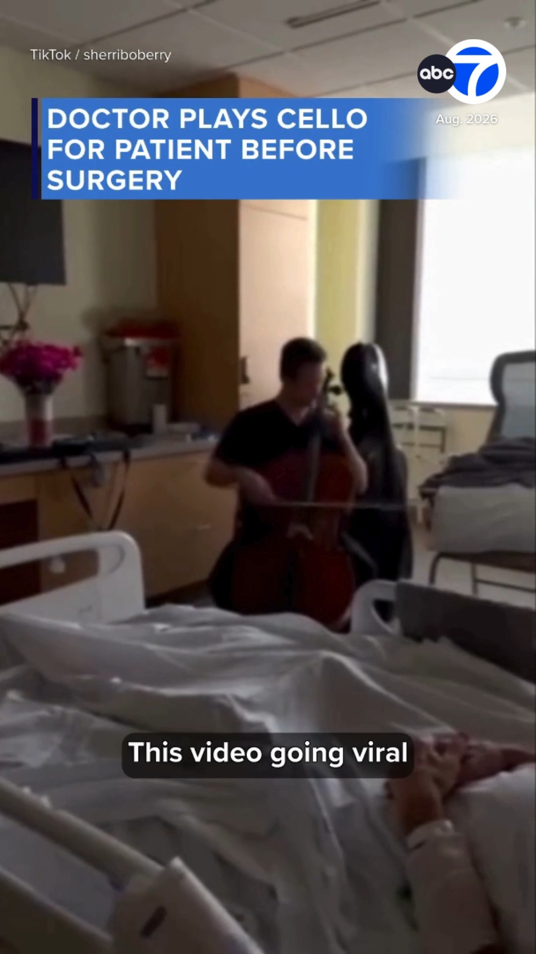 IE doctor's cello performance gives veteran hope before surgery