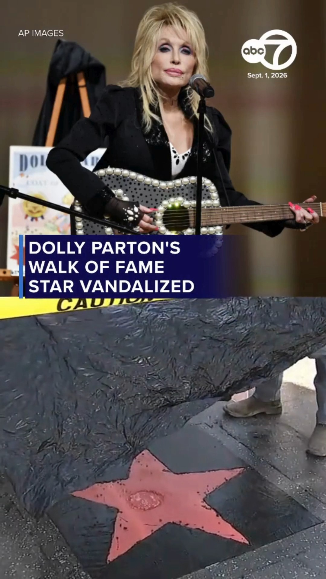 Dolly Parton's Hollywood Walk of Fame star vandalized