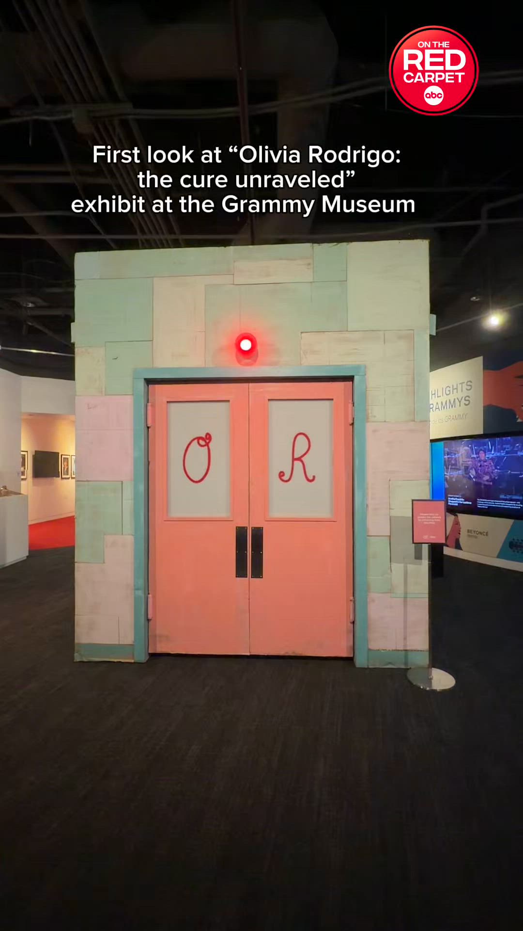 First look at Olivia Rodrigo's 'the cure unraveled' Grammy exhibit